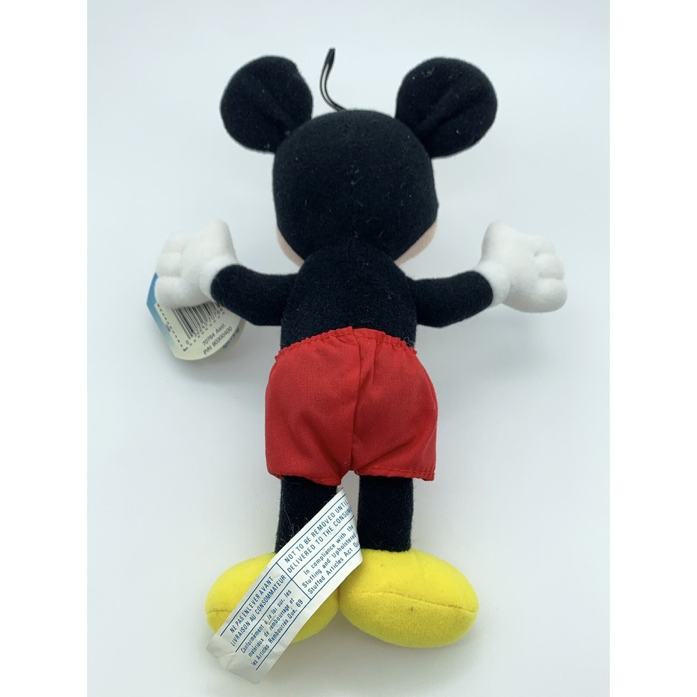 Vintage Disney Mickey Mouse Playskool Plush Toy 9" - 1990 Excellent with Tags - Picture 3 of 5